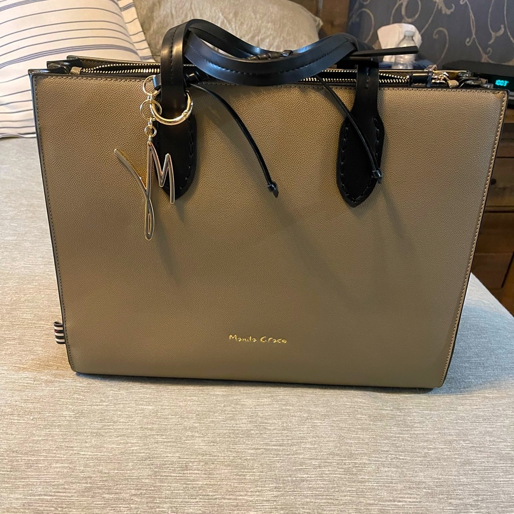Manila Grace tote brand new (used once) Italian made and purchased in Italy.